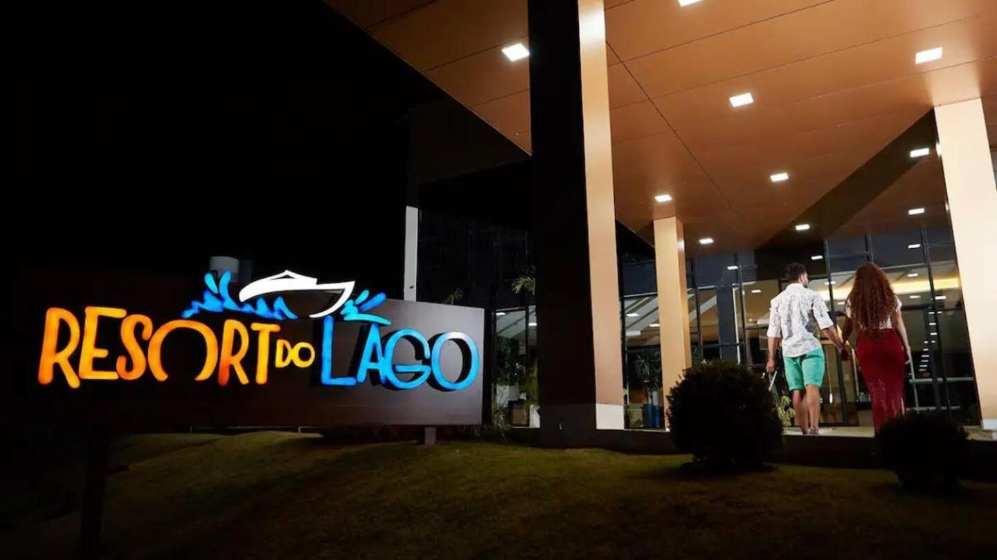 Apto Resort Do Lago Ate 8 Pessoas - Valor Promocional Caldas Novas Exterior photo