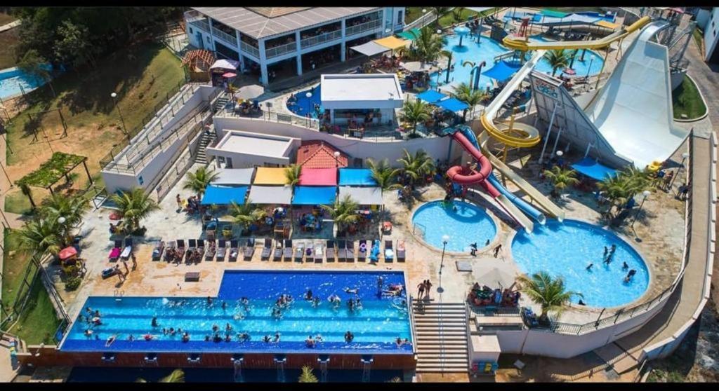 Apto Resort Do Lago Ate 8 Pessoas - Valor Promocional Caldas Novas Exterior photo