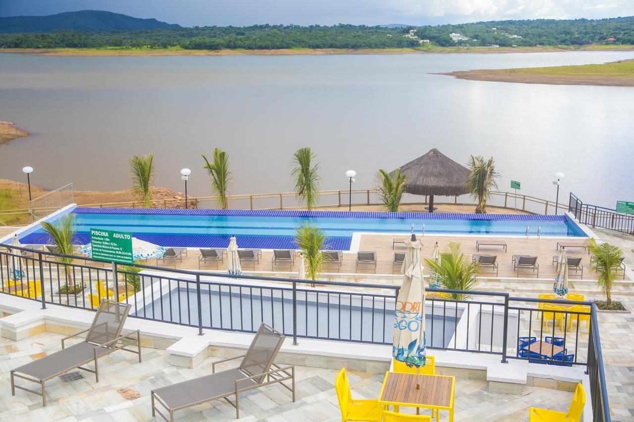 Apto Resort Do Lago Ate 8 Pessoas - Valor Promocional Caldas Novas Exterior photo