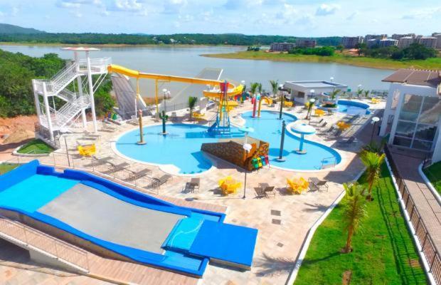 Apto Resort Do Lago Ate 8 Pessoas - Valor Promocional Caldas Novas Exterior photo